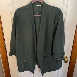 Green 2x women’s blazer